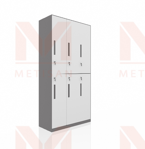 铁岭5mm边框六门更衣柜