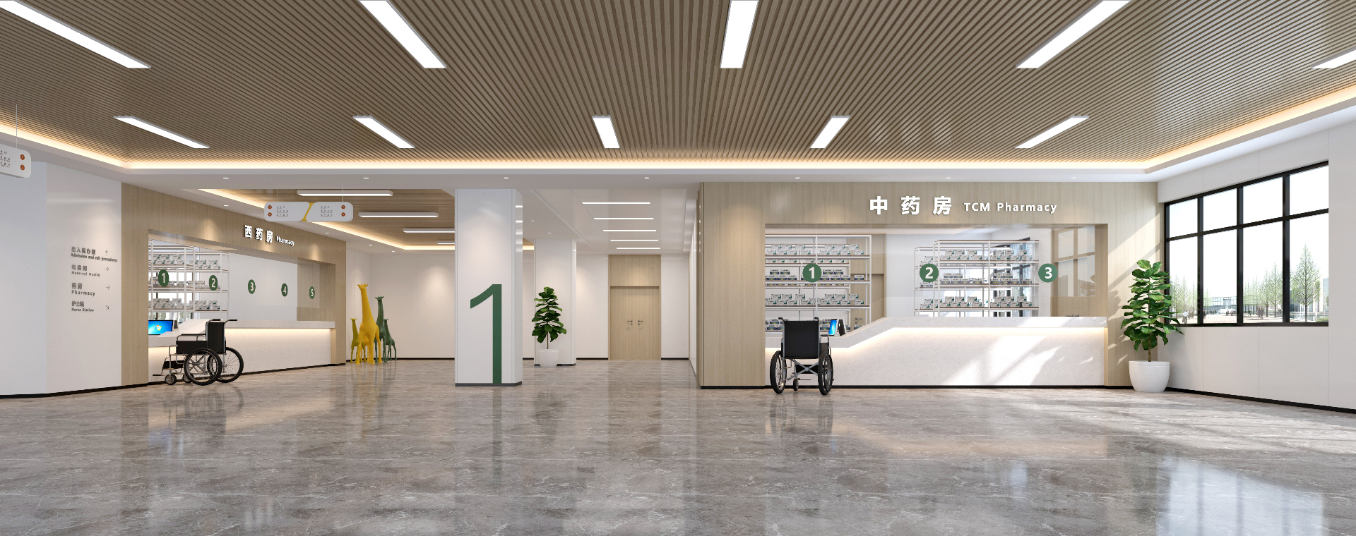 烟台中西药柜 / 药架